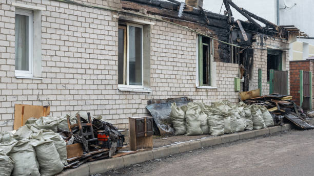 Professional Fire Damage Removal technician working in Fall City, WA